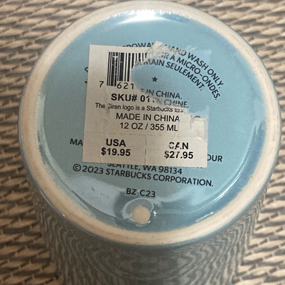 Starbucks 2023 Holiday Mermaid Siren Iridescent Icicle Blue Tumbler 12oz - Picture 8 of 9